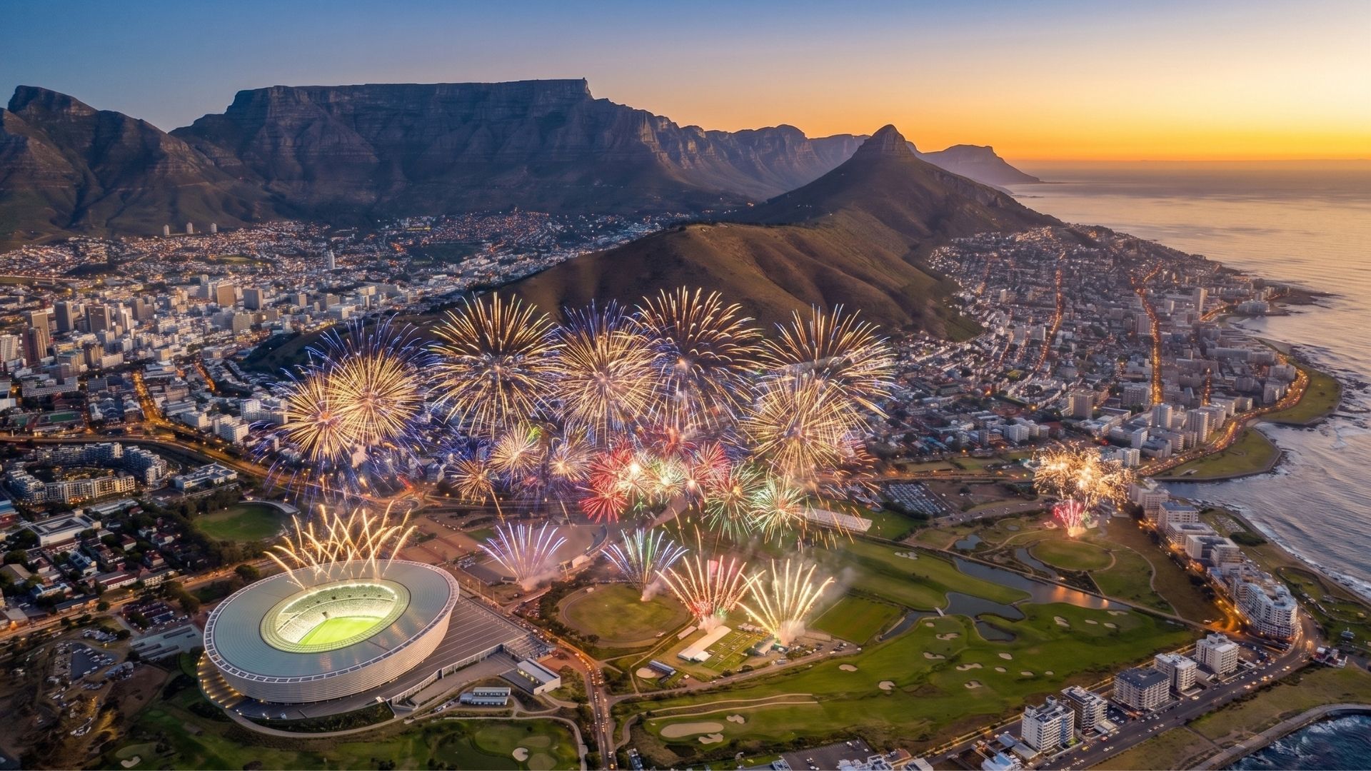 Réveillon na África do Sul